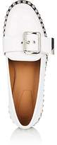 Thumbnail for your product : Chloé Women's Chain-Embellished Leather Loafers - White