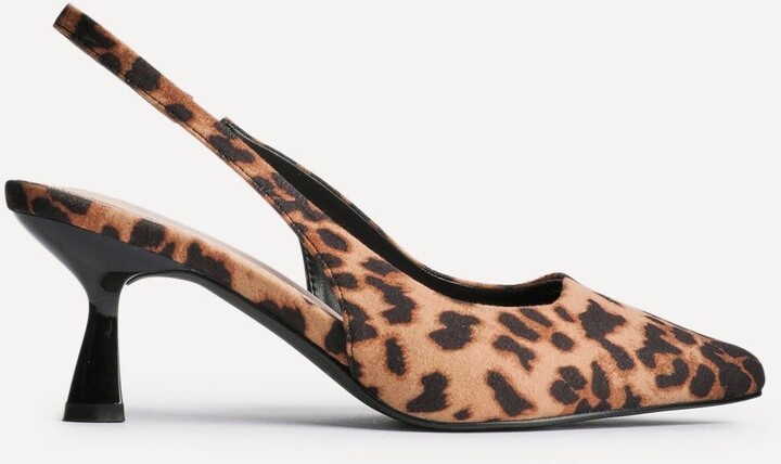 Wide Fit Leopard Print Shoes Boohoo Block Heel Wide Fit Animal