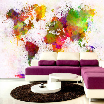 East Urban Home Dyed World 11' L x 96\