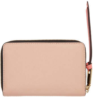 Marc Jacobs Black and Pink Small Standard Wallet
