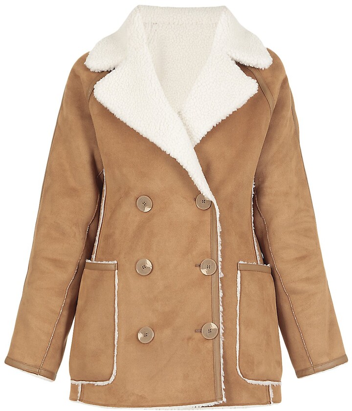 Betta Corradi Coats Leather Brown - ShopStyle
