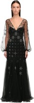 Thumbnail for your product : Temperley London Crystal Embroidered Georgette Dress
