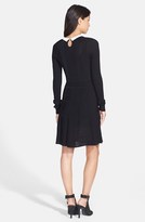 Thumbnail for your product : Cynthia Steffe 'Nola' Collared Textured Fit & Flare Sweater Dress