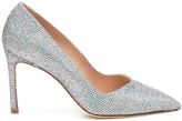 Thumbnail for your product : Stuart Weitzman Anny embellished leather pumps