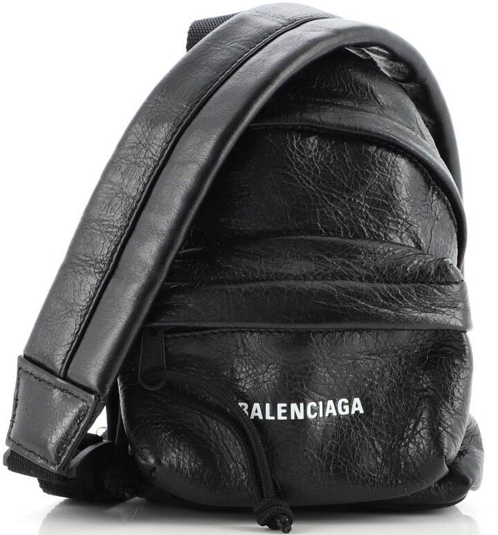 Balenciaga Explorer Backpack Leather Mini ShopStyle
