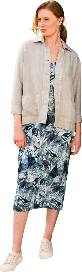 Celtic & Co. Linen Blend Midi Dress