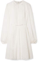Giambattista Valli - Lace-paneled Silk-crepe Dress - Ivory
