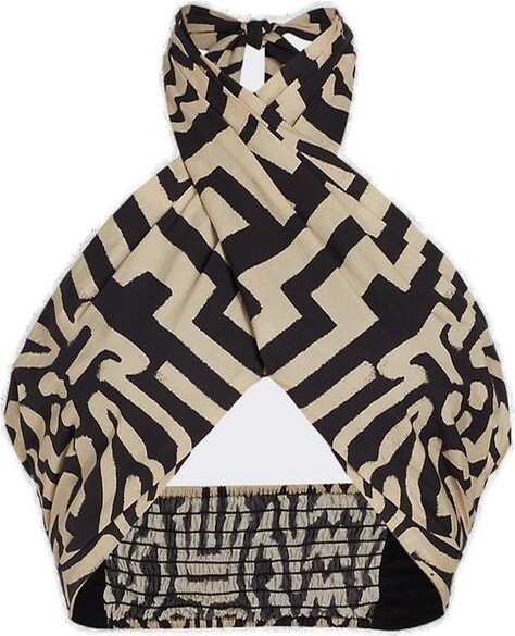 Johanna Ortiz Unique Places Cropped Top