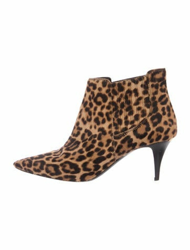 Burberry Ponyhair Animal Print Boots Brown - ShopStyle