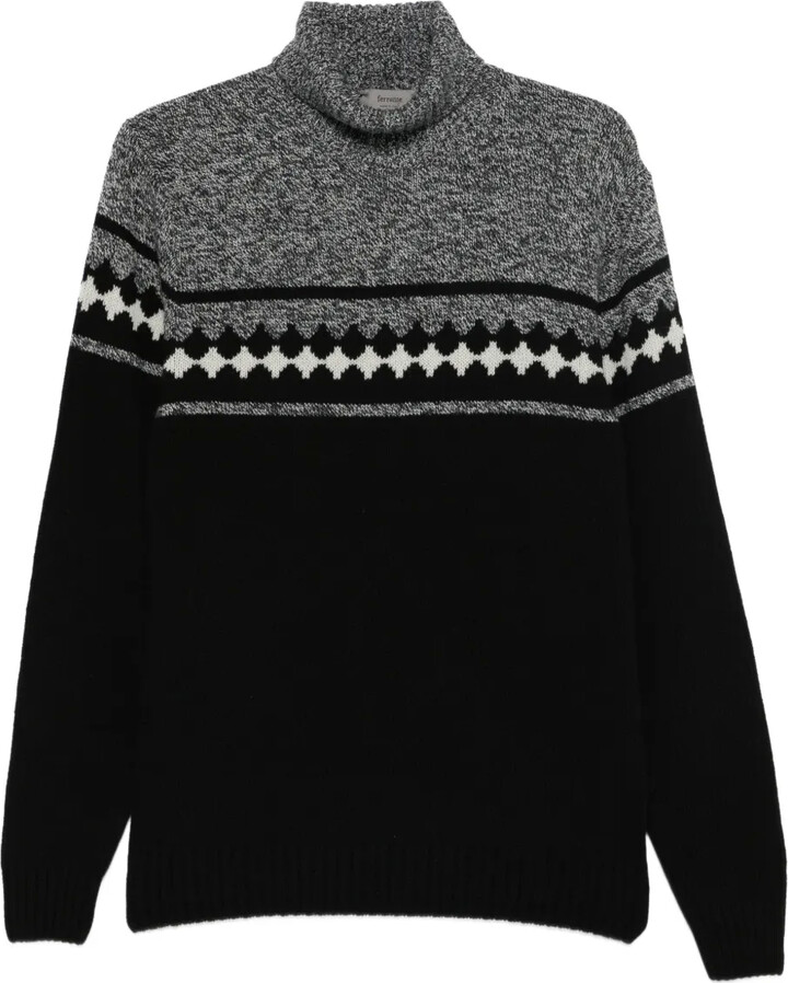 Ferrante Patterned Roll-Neck Sweater