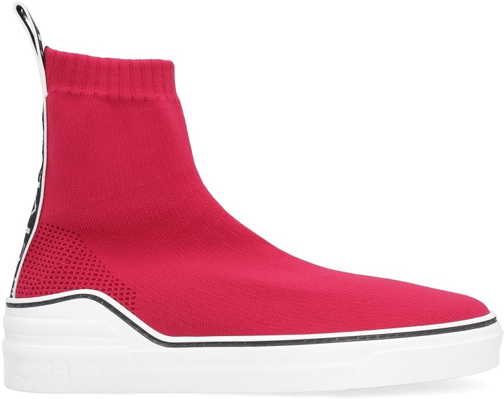 givenchy george v knit sneakers