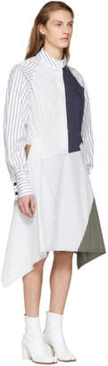 J.W.Anderson White Patchwork Shirt Dress