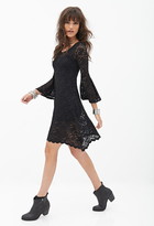 Thumbnail for your product : Forever 21 Cutout Floral Lace Dress