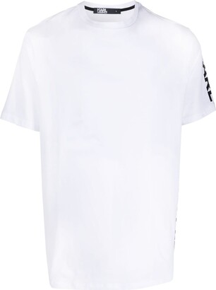 Karl Lagerfeld Paris logo-print cotton T-shirt