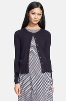 Thumbnail for your product : Tory Burch 'Margaret' Silk & Cashmere Cardigan