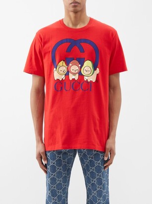 GUCCI PIKARAR tシャツ GUCCI グッチ PIKARAR フロントデザイン 半袖Tシャツ ライト