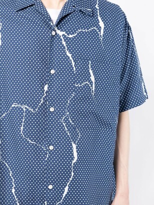 Destin Micro Polka-Dot Print Shirt