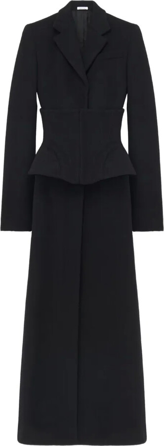 Alexander McQueen Peplum Coat