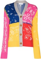 Thumbnail for your product : Mira Mikati Colour Block Paisley Pattern Cardigan