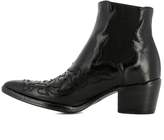 Thumbnail for your product : Alberto Fasciani Black Leather Heeled Ankle Boots