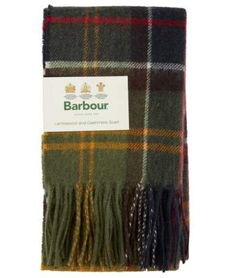Barbour Merino Cashmere Tartan Scarf Colour: CLASSIC TARTAN, Size: One