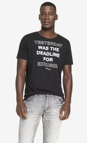 Thumbnail for your product : Express Graphic Tee - Yesterday's Excuses
