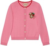 Thumbnail for your product : Gucci Children's bear cotton cardigan