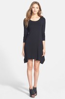 Thumbnail for your product : Kensie Shark Bite Hem French Terry Dress