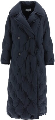 navy blue puffer coat