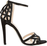 Thumbnail for your product : Armani 746 Armani Crystal-Embellished Ankle-Strap Sandals