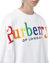 Thumbnail for your product : Burberry Archive Rainbow Logo Crewneck Sweatshirt