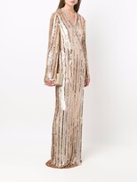 Thumbnail for your product : Jenny Packham Sequin-Embellished Evening Dress