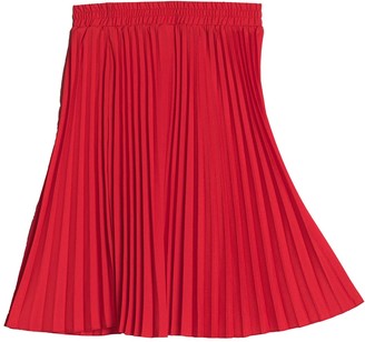 T Tahari Pleated Midi Skirt (Petite)