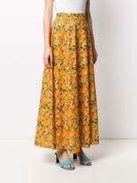 Thumbnail for your product : C’Est La V.It Floral-Print Maxi Skirt