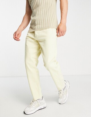 Mark heathered check pant Tapered fit, Only & Sons