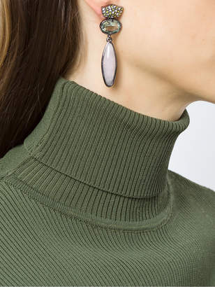 Camila Klein strass encrusted earrings