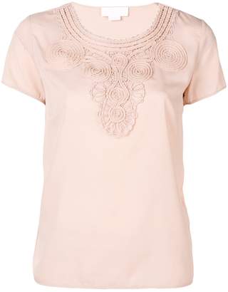 Genny embroidered detail T-shirt