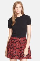 Thumbnail for your product : Alice + Olivia Crewneck Crop Top