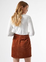 Thumbnail for your product : Dorothy Perkins Wrap Cord Button Skirt - Brown