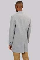 Thumbnail for your product : Moss Bros Slim Fit Soft Grey Overcoat