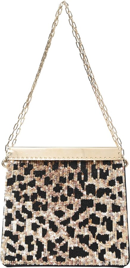 Valentino Garavani Sequined Chain Shoulder Bag (Authentic Pre-Loved)