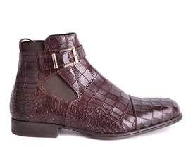 Cesare Paciotti Men's Brown Leather Ankle Boots.