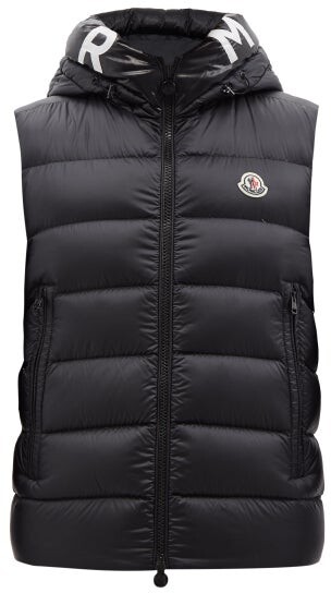 Moncler Montreuil Hooded Quilted Down Gilet - Black - ShopStyle Outerwear