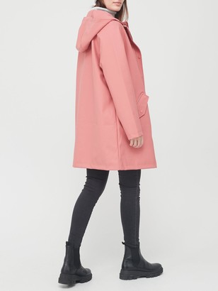 Very Rubberised Jacket With AHood - Rose