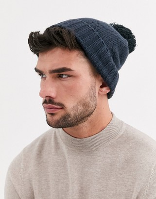 asos mens bobble hat