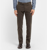 Thumbnail for your product : Boglioli Regular-Fit Garment-Dyed Cotton-Blend Trousers