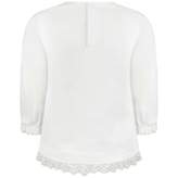 Thumbnail for your product : Mayoral MayoralBaby Girls Ivory Vintage Shoes Print Top