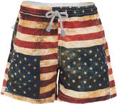 Thumbnail for your product : MC2 Saint Barth St Barth Vintage US Flag Swim Shorts