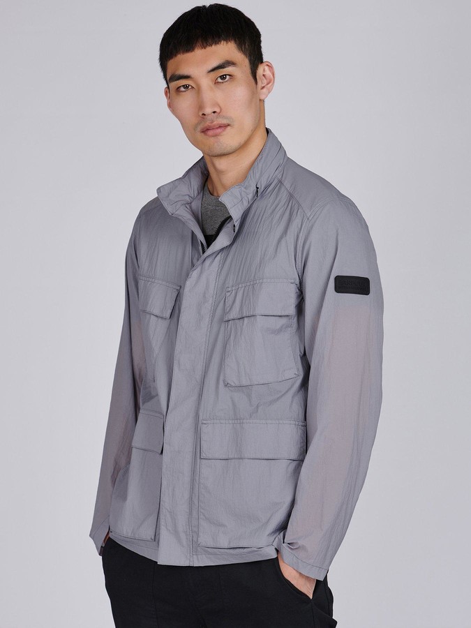 grey lightweight jacket