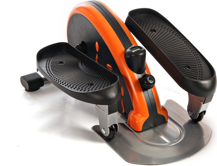 Stamina InMotion E-1000 Mini Elliptical Trainer, Adjustable Tension Resistance, 250 lb. Weight Limit, Orange